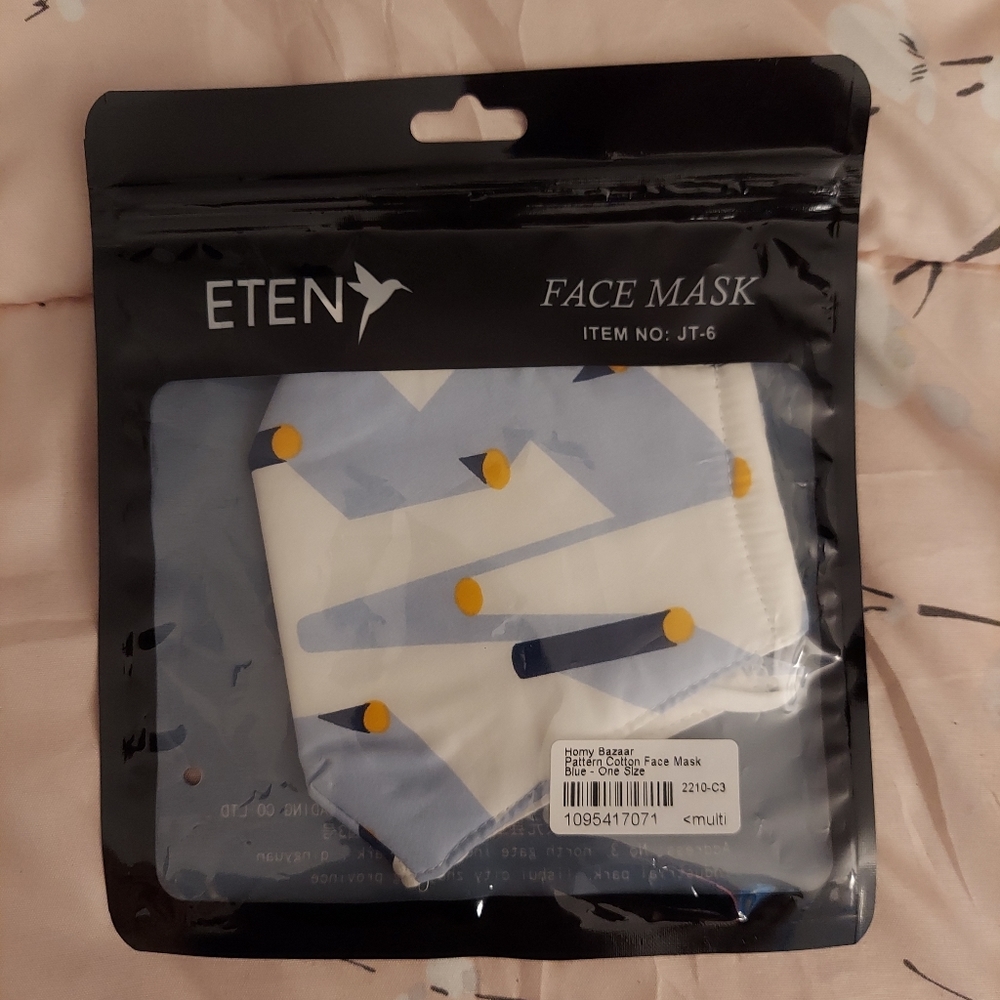 Pattern Cotton Face Mask - Picture 4 of 4
